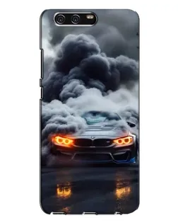 Чехол для Huawei P10 Plus (VKY) с картинкой «BMW в дыму»
