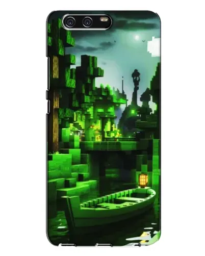 Чехол для Huawei P10 Plus (VKY) с картинкой «Minecraft лесной пейзаж»