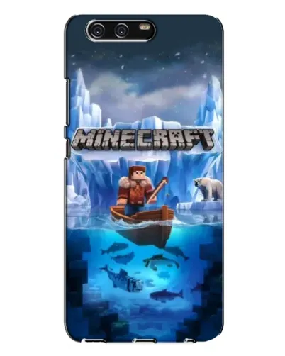 Чехол для Huawei P10 Plus (VKY) с картинкой «Minecraft ледяной мир»