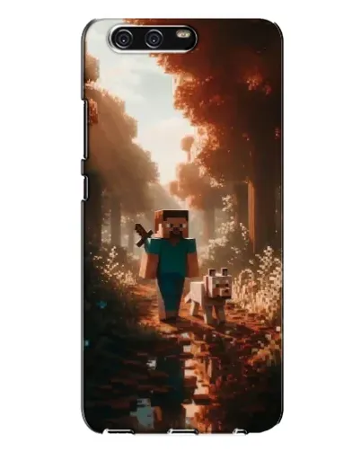 Чехол для Huawei P10 Plus (VKY) с картинкой «Стив в лесу»