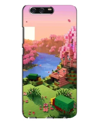 Чехол для Huawei P10 Plus (VKY) с картинкой «Розовое дерево Minecraft»