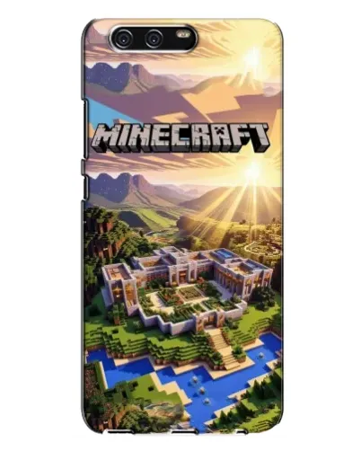Чехол для Huawei P10 Plus (VKY) с картинкой «Minecraft панорама»
