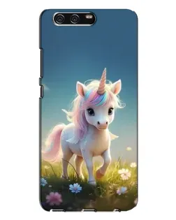 Чехол для Huawei P10 Plus (VKY) с картинкой «Единорог на поляне»