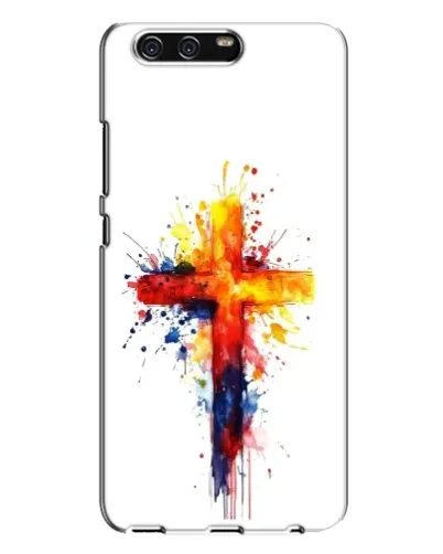 Чехол для Huawei P10 Plus (VKY) с картинкой «Акварельный крест» Чехол для Huawei P10 Plus (VKY) с картинкой «Акварельный крест»