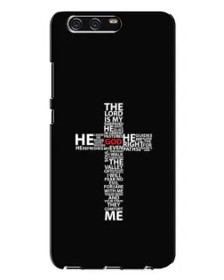 Чехол для Huawei P10 Plus (VKY) с картинкой «Текстовый крест»