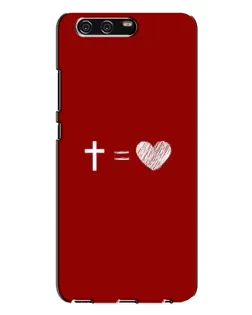 Чехол для Huawei P10 Plus (VKY) с картинкой «Уравнение любви»
