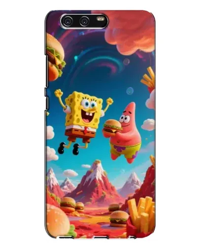 Чехол для Huawei P10 Plus (VKY) с картинкой «Космический фастфуд»