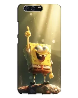 Чехол для Huawei P10 Plus (VKY) с картинкой «Сияющий Спанч Боб»