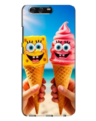 Чехол для Huawei P10 Plus (VKY) с картинкой «Спанч Боб мороженое»