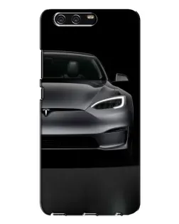 Чехол для Huawei P10 Plus (VKY) с картинкой «Tesla Model S Look» Чехол для Huawei P10 Plus (VKY) с картинкой «Tesla Model S Look»