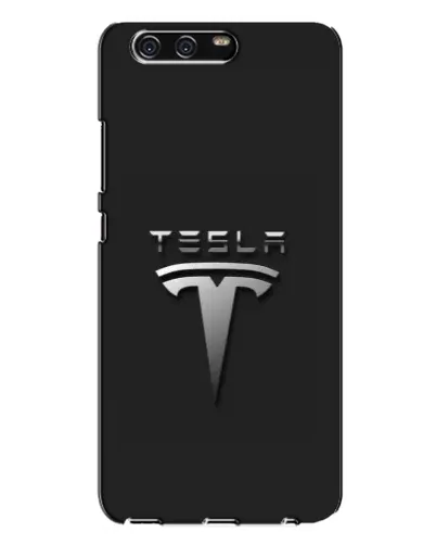 Чехол для Huawei P10 Plus (VKY) с картинкой «Стальной логотип Tesla» Чехол для Huawei P10 Plus (VKY) с картинкой «Стальной логотип Tesla»