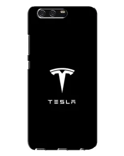 Чохол для Huawei P10 Plus (VKY) з картинкою «Tesla White Logo» Чохол для Huawei P10 Plus (VKY) з картинкою «Tesla White Logo»
