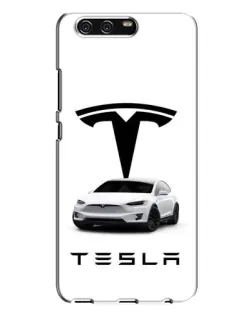 Чохол для Huawei P10 Plus (VKY) з картинкою «Tesla White Style» Чохол для Huawei P10 Plus (VKY) з картинкою «Tesla White Style»