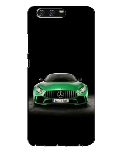 Чехол для Huawei P10 Plus (VKY) с картинкой «Mercedes — неоновый лого»