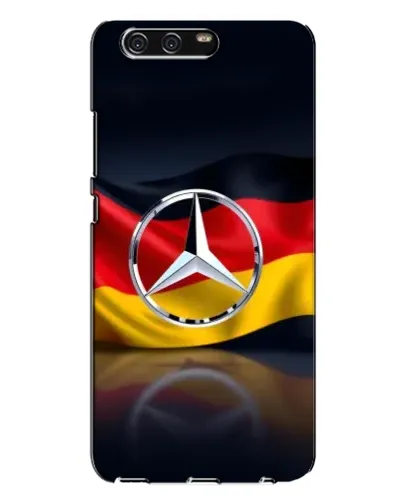 Чехол для Huawei P10 Plus (VKY) с картинкой «Mercedes — флаг Германии»