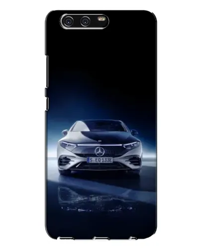 Чехол для Huawei P10 Plus (VKY) с картинкой «Ночной Mercedes EQ»