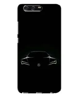 Чехол для Huawei P10 Plus (VKY) с картинкой «Mercedes — силуэт авто» Чехол для Huawei P10 Plus (VKY) с картинкой «Mercedes — силуэт авто»