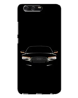 Чехол для Huawei P10 Plus (VKY) с картинкой «Audi — ночной контур»