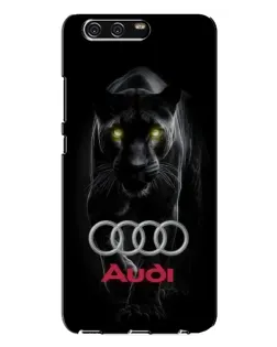 Чехол для Huawei P10 Plus (VKY) с картинкой «Пантера и Audi»