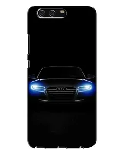 Чехол для Huawei P10 Plus (VKY) с картинкой «Audi в неоне»