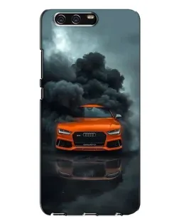 Чехол для Huawei P10 Plus (VKY) с картинкой «Audi в облаках дыма»