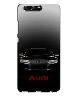 Чехол для Huawei P10 Plus (VKY) с картинкой «Audi — градиентный контур»