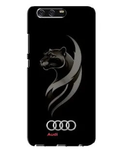 Чехол для Huawei P10 Plus (VKY) с картинкой «Графика — пантера и Audi»