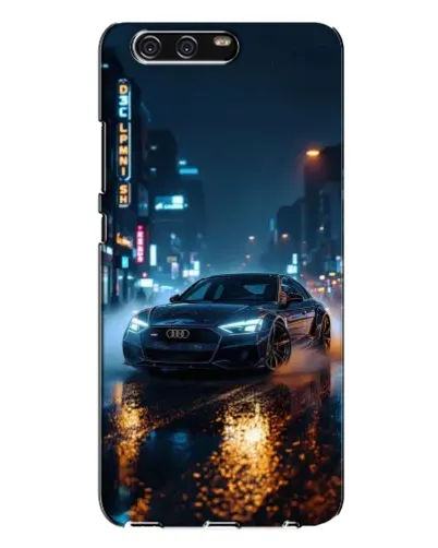 Чехол для Huawei P10 Plus (VKY) с картинкой «Ночной город и Audi» Чехол для Huawei P10 Plus (VKY) с картинкой «Ночной город и Audi»