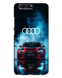 Чехол для Huawei P10 Plus (VKY) с картинкой «Audi Sport — неон»