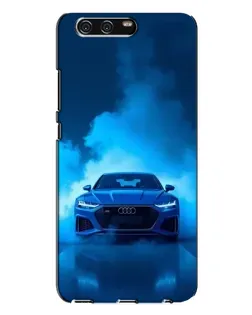Чехол для Huawei P10 Plus (VKY) с картинкой «Audi — голубая энергия»
