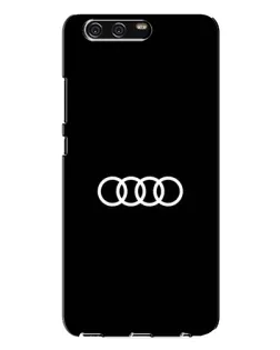 Чехол для Huawei P10 Plus (VKY) с картинкой «Audi White Logo»