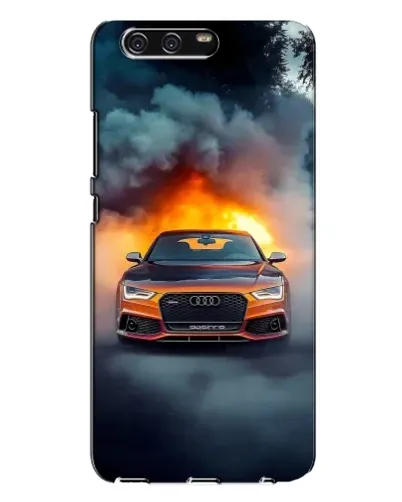 Чехол для Huawei P10 Plus (VKY) с картинкой «Audi в огненном дыму» Чехол для Huawei P10 Plus (VKY) с картинкой «Audi в огненном дыму»