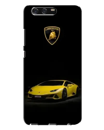 Чохол для Huawei P10 Plus (VKY) з картинкою «Lamborghini жовтий акцент»