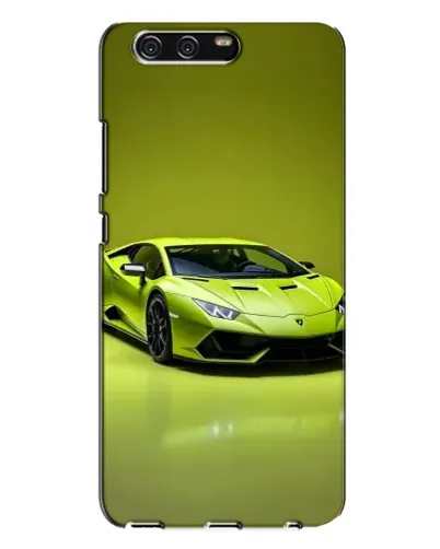 Чохол для Huawei P10 Plus (VKY) з картинкою «Салатовий Lamborghini Huracan»