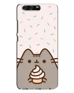 Чехол для Huawei P10 Plus (VKY) с картинкой «Пушин с кексом»