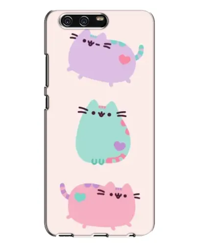 Чехол для Huawei P10 Plus (VKY) с картинкой «Pusheen трио»