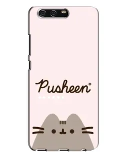 Чехол для Huawei P10 Plus (VKY) с картинкой «Pusheen логотип»