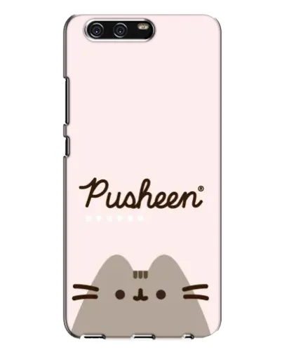 Чехол для Huawei P10 Plus (VKY) с картинкой «Pusheen логотип»