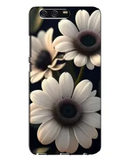 Чехол для Huawei P10 Plus (VKY) с картинкой «Белые маргаритки макро»