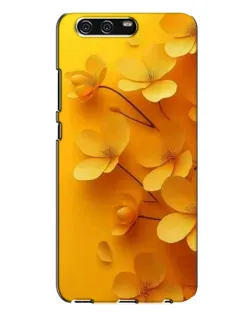 Чехол для Huawei P10 Plus (VKY) с картинкой «Золотые лепестки»