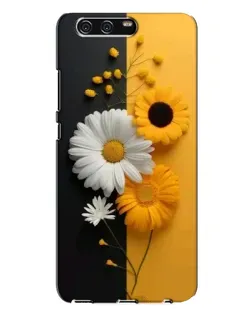Чехол для Huawei P10 Plus (VKY) с картинкой «Подсолнух и ромашка»