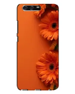 Чехол для Huawei P10 Plus (VKY) с картинкой «Оранжевые герберы»