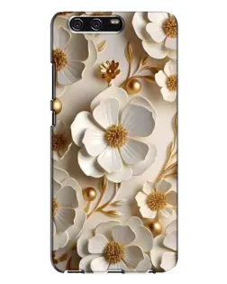 Чехол для Huawei P10 Plus (VKY) с картинкой «Белие бумажние  цвети»