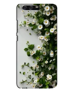 Чехол для Huawei P10 Plus (VKY) с картинкой «Ветка мелких белых цветов»