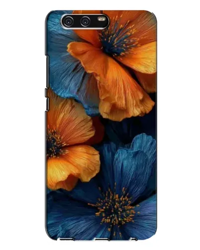 Чехол для Huawei P10 Plus (VKY) с картинкой «Яркая сине-оранжевая флора» Чехол для Huawei P10 Plus (VKY) с картинкой «Яркая сине-оранжевая флора»