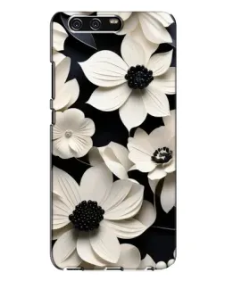 Чехол для Huawei P10 Plus (VKY) с картинкой «Объемные белые цветы»