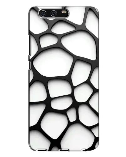 Чехол для Huawei P10 Plus (VKY) с картинкой «Белая объемная сетка»