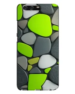 Чехол для Huawei P10 Plus (VKY) с картинкой «Яркая неоновая галька»