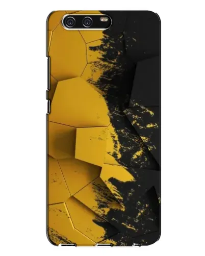 Чехол для Huawei P10 Plus (VKY) с картинкой «Золотые осколки геометрии»