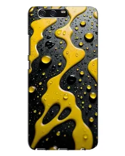 Чехол для Huawei P10 Plus (VKY) с картинкой «Жидкое желтое золото»